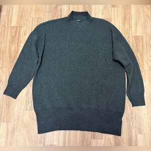 Torrid Dark Gray Mock Neck Sweater
